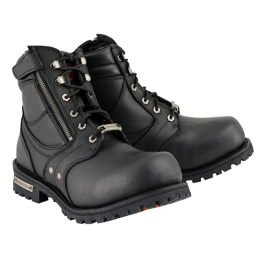 Amazon.com: Milwaukee Leather Men's Black Leather 6-inch